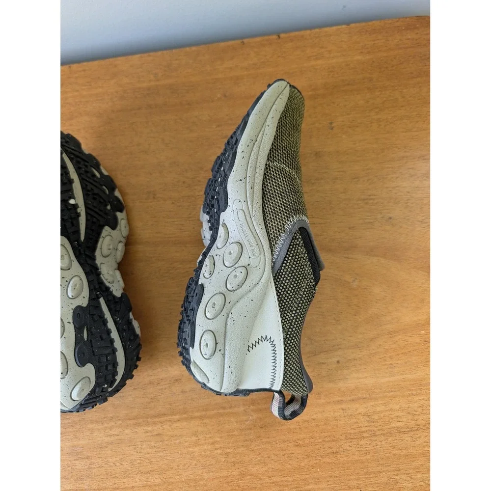 Merrell Jungle Moc Explorer Olive Green‎ Mesh Slip On Shoes J005592 Womens 6.5